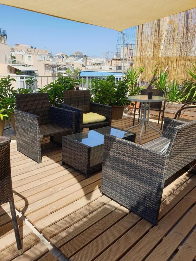 Appartement Renovated Studio With Roof Garden Access, 15 M Walk To Acropolis à Athènes Extérieur photo